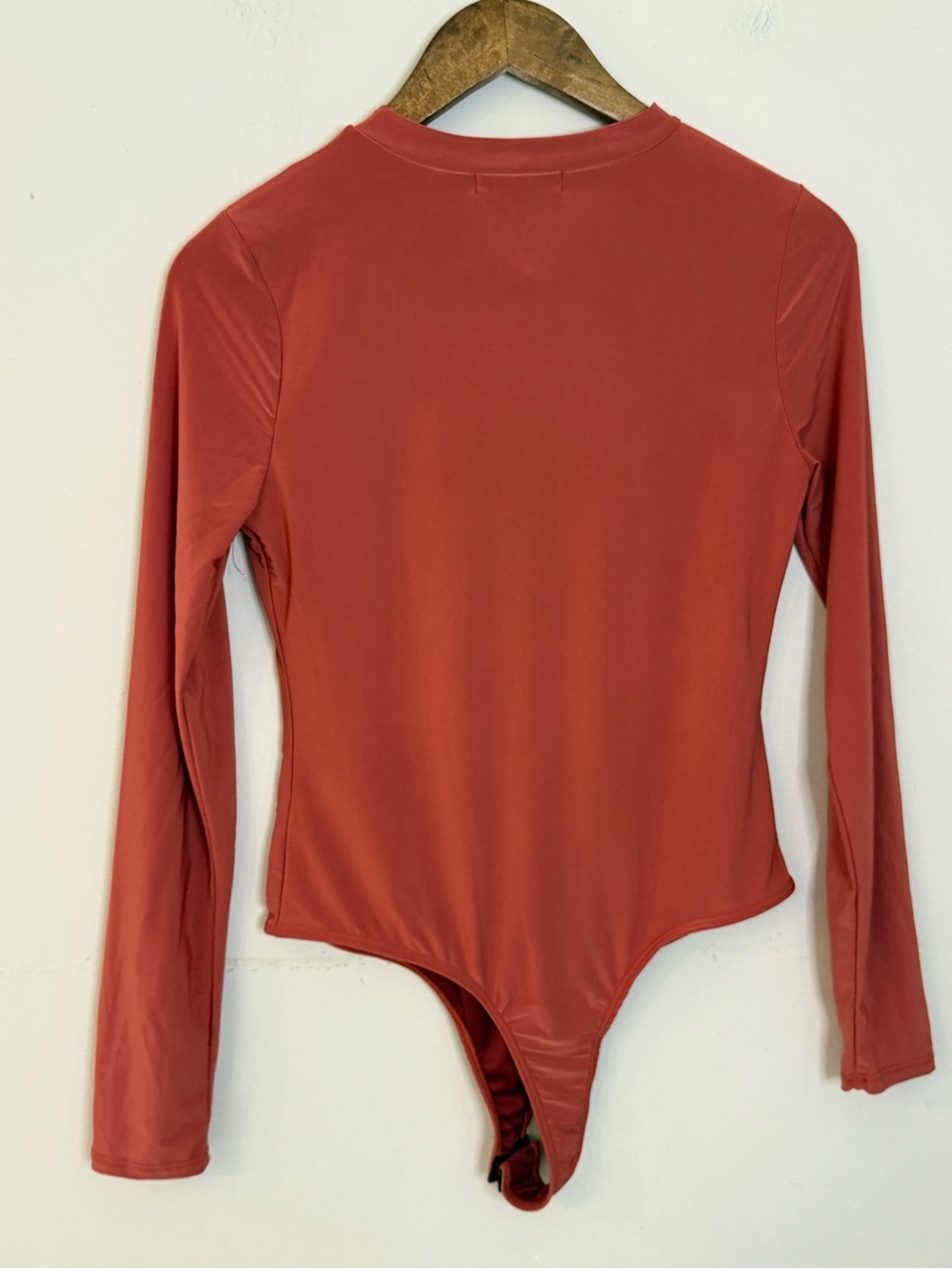 21 Saints sexy retro rust cutout long sleeve body suit SZ LG - Picture 2 of 14